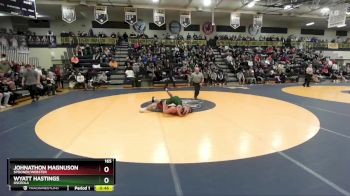 165 lbs Cons. Round 2 - Johnathon Magnuson, Spooner/Webster vs Wyatt Hastings, Osceola