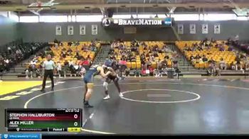 174 lbs Cons. Round 3 - Stephon Halliburton, Queens vs Alex Miller, Coker