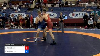 77 kg Consolation - Logan Brunick, Curby 3 Style Wrestling Club vs Colin Schubert, New York Athletic Club