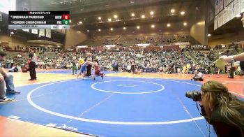 83 lbs Semifinal - Korbin Churchman, Paris Wrestling Club vs Brennan Parsons, Mountain View Stingers Wrestling