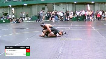 184 lbs Cons. Semi - Bernard Harrison, Albion College vs Misha Lomboy, Michigan State