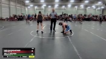 126 lbs Round 2 (8 Team) - Wes Baumgartner, Rebellion vs Bella Nguyen, Scanlan WA