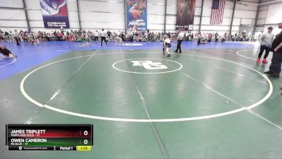 92 lbs Rd# 3 12:00pm Friday - James Triplett, Maryland GOLD vs Owen Cameron, PA Blue