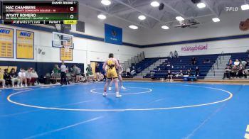 174 lbs Champ - Round 1 (16 Team) - Mac Chambers, Cloud County Community College vs Wyatt Romero, Big Bend Community College