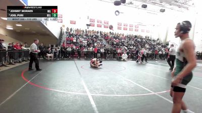 113 lbs Semifinal - Johnny Moraes, Melrose vs Joel Puri, Bellingham