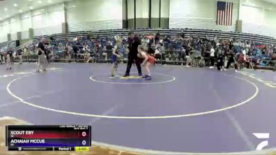 80-85 lbs Round 1 - Scout Eby, IN vs Achaiah McCue, IN