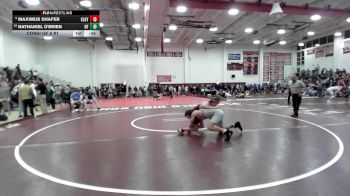 157 lbs Consi Of 8 #1 - Maximus Shafer, Killingly vs Nathaniel O'Brien, New Fairfield