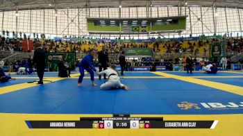 Elisabeth Ann Clay vs Amanda Hening 2026 Brasileiro Jiu-Jitsu IBJJF