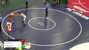 157 lbs Final - Jayden O'Farrill, Bishop McCort vs Samuel Almedina, Mid Valley