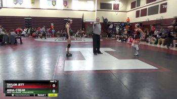 125 lbs Cons. Round 2 - Taylor Jett, Solon vs Anna O`Rear, West Delaware, Manchester