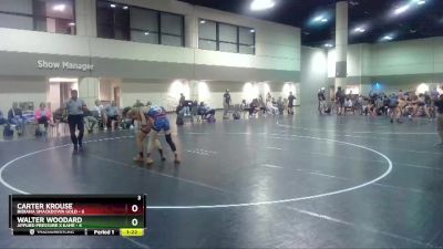 120 lbs Round 3 (16 Team) - Carter Krouse, Indiana Smackdown Gold vs Walter Woodard, Applied Pressure X Kame