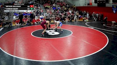 133 lbs Champ. Round 1 - Bryson Galloway, North East Hs vs Connor Geary, Berlin Brothersvalley Hs