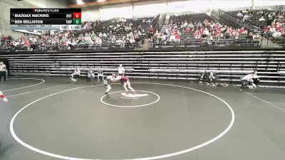 4A 113 lbs Semifinal - Maddax Hacking, Uintah vs Ben Belliston, Timpanogos