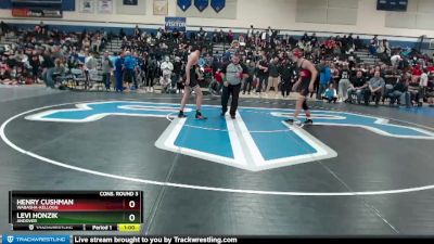 126 lbs Cons. Round 3 - Levi Honzik, Andover vs Henry Cushman, Wabasha-Kellogg