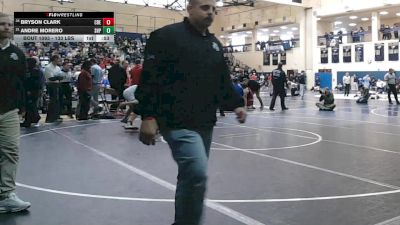 133 lbs Consi Of 16 #1 - Bryson Clark, Central Bucks East vs Andre Morero, Seton Hall Prep