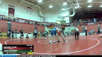 220 lbs Quarterfinal - Zachary Clark, Bulldog Premier vs Colin McMahon, Central Middle School