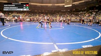 58 lbs Round Of 32 - Rage Faulkner, Thoroughbred Wrestling Academy vs Patrick Bronson II, Interior Grappling Academy