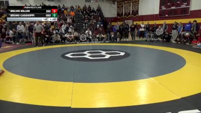 165 lbs Semifinal - Melvin Miller, Bishop McCort vs Bruno Cassioppi, Hononegah