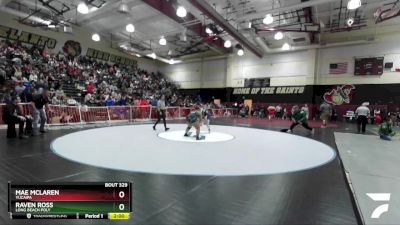 190 lbs Champ. Round 2 - Mae McLaren, Yucaipa vs Raven Ross, Long Beach Poly