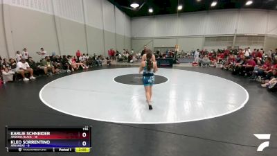 136 lbs Round 5 (6 Team) - Karlie Schneider, Arizona Black vs Kleo Sorrentino, Arkansas