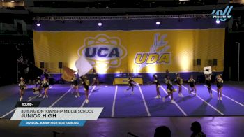 Burlington Township Middle School - Junior High [2025 Junior High Non Tumbling] 2025 UCA Northeast Regional