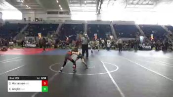 52 lbs Semifinal - Oscar Mortensen, Awc vs Karter Wright, Punisher Wrestling