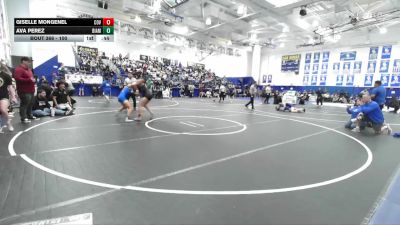 100 lbs Cons. Round 2 - Giselle Mongenel, Covina vs Ava Perez, Bishop Amat