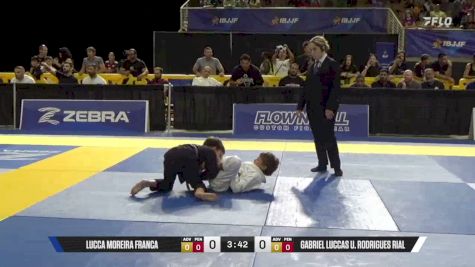 Gabriel Luccas U. Rodrigues Rial vs Lucca Moreira Franca 2026 Pan Kids Jiu-Jitsu IBJJF Championship