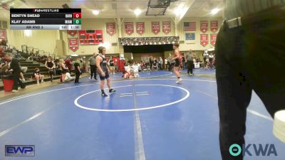 96 lbs Rr Rnd 3 - Bentyn Snead, Barnsdall Youth Wrestling vs Klay Adams, Miami