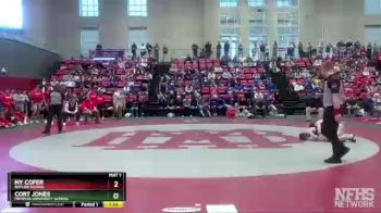 120 lbs Champ. Round 1 - NY Cofer, Baylor School vs Cort Jones, Memphis University School