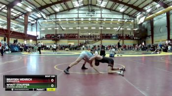 106 lbs Champ. Round 3 - Brayden Wenrich, Northampton vs Wyatt Stauffer, Wyoming Seminary (PA)