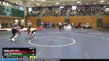 152 lbs Champ. Round 1 - Josh Fotheringham, Boulder City vs Mark-John Cruz, Sierra Vista