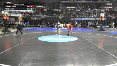 149 lbs Cons. Round 2 - Daniel Uribe, Wabash vs Zach Sato, Wis.-Eau Claire