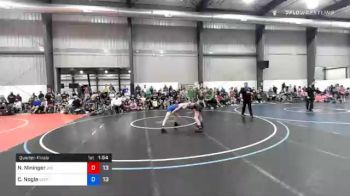 48 kg Quarterfinal - Noah Nininger, JK Squad vs Carter Nogle, Va Team Predator (NAT)