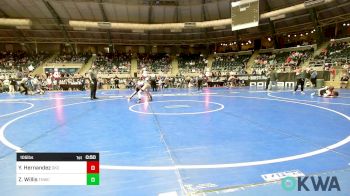 105 lbs Quarterfinal - Yoselin Hernandez, OKC Saints Wrestling vs Zyus Willis, The Hall Wrestling Club