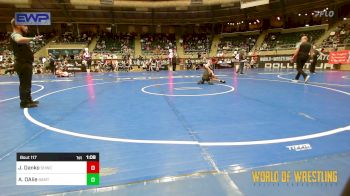 88 lbs 2nd Place - James Danko, South Hills Wrestling Academy vs Aiden DAlie, BAM Training Center