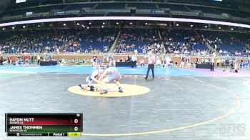 D3-113 lbs Semifinal - Haydn Nutt, Dundee HS vs James Thommen, Montague HS