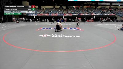157 lbs Cons. Round 2 - Mackandle Freeman, Rio Grande vs Cole Zoller, Southern Oregon