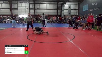 100 lbs Round Of 16 - Luca Tramontelli, Berkeley vs Matthew Pagan, Kearny