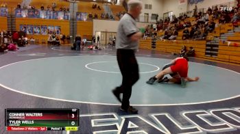 157 lbs Cons. Semi - Tyler Wells, Century vs Conner Walters, McMinnville