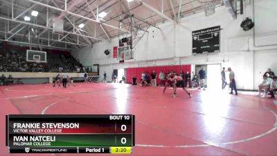 184 lbs Champ. Round 1 - Ivan Natceli, Palomar College vs Frankie Stevenson, Victor Valley College