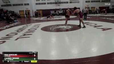 184 lbs Champ. Round 1 - Max Sokolski, Augsburg vs Camren Dennee, UW - La Crosse