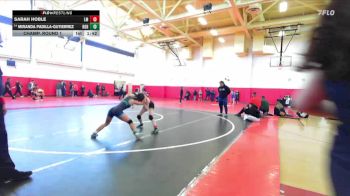 105 lbs Champ. Round 1 - Sarah Hoble, La Mirada vs Miranda Padilla-Gutierrez, Highland (Bakersfield)