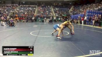 4A 145 lbs Cons. Round 2 - Parker Broadus, West Forsyth vs Austin Emmert, Mooresville Senior