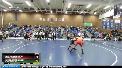 145+ Quarterfinal - Junior Hutcherson, Victory Wrestling vs James Cornpeach, Cougars Wrestling Club