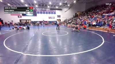 105 lbs Cons. Round 2 - John Jc Proulx, Laramie Middle School vs Cord Smith, Glenrock Intermediate Middle School