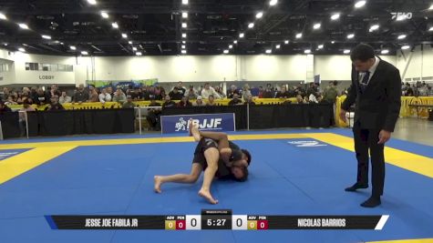 Nicolas Barrios vs Jesse Joe Fabila Jr 2025 World IBJJF Jiu-Jitsu No-Gi Championship