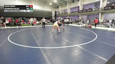 215 lbs Cons. Sub-semis - Kadin Dibbini, Manhattan Regional Training Center (MRTC) vs McGregor Miller, Team Idaho Wrestling Club
