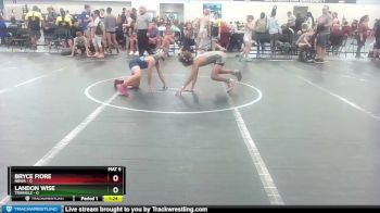 80 lbs 5th Place Match - Landon Wise, Triangle vs Bryce Fiore, NBWA