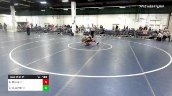132 lbs Consi Of 64 #1 - Anthony Basile, CT vs Cole Dummer, WI